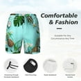 thumbnail image 5 of Balery Tropical Pineapple Mens Swim Trunks Swim Shorts for Men Quick Dry Inseam Beach Shorts with Compression Liner Pocket-3X-Large, 5 of 9