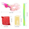 thumbnail image 3 of Ensemble de Jouets pour Chat 10 Pcs, Tube à Ressort Assorti, Jouet Interactif pour Chat, Teaser pour Chat, 3 of 10