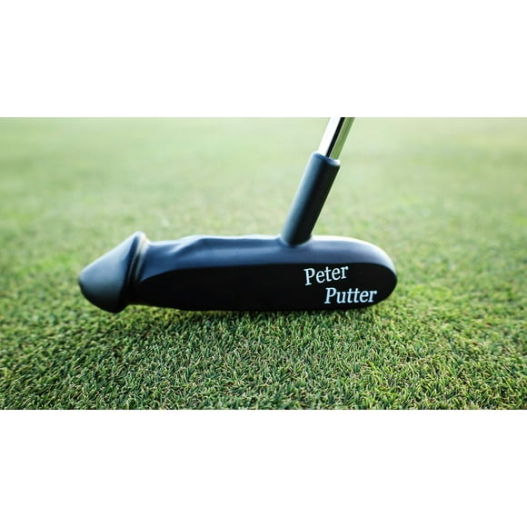 (2 Black) Peter Putter Professional Golf Putter | Premium Aluminum Head with Chrome Stepless Shaft | Stiff Flex Graphite Construction | Ergonomic Rubber Grip (2 Black)