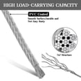 thumbnail image 3 of 35M/3mm Garden Wire Rope Kit with Turnbuckles, Wire Tensioner, Crimping Loops, and Accessories for Plant Training, Fence, and DIY Projects, 3 of 5