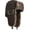 Coffee, variant on Trapper Ushanka Hat for Men Women, Faux Fur Trooper Hats with Ear Flaps, Windproof Winter Skiing Cap