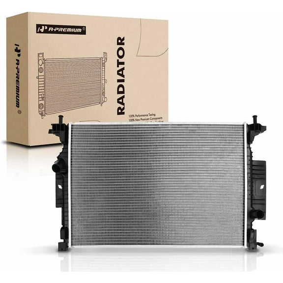 A-Premium Engine Coolant Radiator Assembly Compatible with Ford Escape 2017-2019, Transit Connect 2019-2020 & Lincoln MKC 2015-2019, 1.5L 2.0L, Manual Transmission