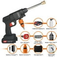 thumbnail image 3 of Paddsun Cordless Electric High Pressure Water Spray Car Gun Portable Washer Cleaner Yard, 3 of 17