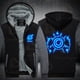 thumbnail image 2 of Naruto Luminous Sweatshirts Hoodies Fleece Oversized Hooded Thick Warm Long Sleeve Jacket Men Personality Outerwear Hoody5XL Gao Jinjia LED, 2 of 2