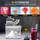 thumbnail image 5 of VEVOR Máquina Comercial de Cono de Nieve Acero Inoxidable Plateado 440lbs/h, 5 of 7