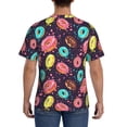 thumbnail image 2 of Naloa Donuts1 Men's T-Shirt Sport T-shirt Men's Basic Tee Casual Men's Shirt, Round Neck, Short Sleeves - X-Large, 2 of 5