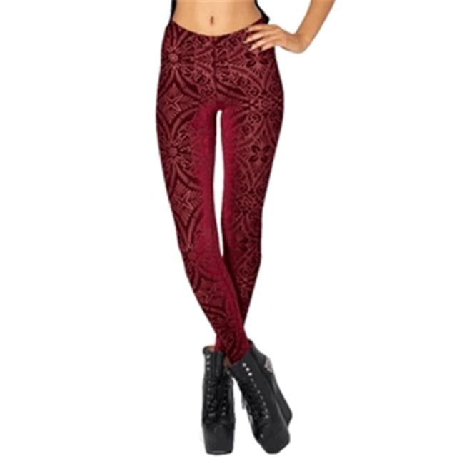 Burned Velvet Leggings\u0026#44; Mulled Wine 
