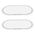 thumbnail image 3 of 2pcs Pedal Pads Nonslip Drumhead Patch Protector Kick Drum Replacement Parts, 3 of 3