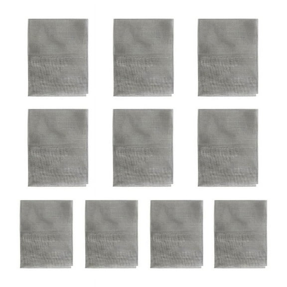 10Pieces Plastic Welding Mesh Reinforcing Stainless Steel Wire Screen for Thermoplastic Repairs,Plastic Kit