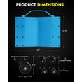 thumbnail image 2 of Riedhoff 2 Pack Vehicle Dollies with Brakes, 4000 Pound Max, 360° Rotational Wheel, Blue, 2 of 6