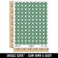thumbnail image 2 of Snowflake in Circle Winter Snowing 200+ Round Stickers - Dark Green - Matte Finish - 0.50" Size, 2 of 3