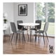 thumbnail image 4 of Set de 2 Sillas para Comedor Respaldo Alto Velvet Acolchadas gris, 4 of 7