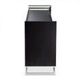 thumbnail image 3 of Michael Amini Carmela Console Cabinet - Glossy Charcoal Sand, 3 of 13