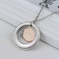 thumbnail image 5 of Wanderlust handstampe Jewelry Travelers Necklace Wanderlust Not All Who Wander Are Lost Inspirational Jewelry compass, 5 of 5