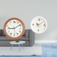 thumbnail image 2 of Reloj de pared con pájaro cantor, redondo, decorativo, de PP, con manecillas de madera, silencioso, ideal para sala de estar, dormitorio, oficina,, 2 of 8