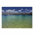 thumbnail image 1 of Lake Theme Cutting Board, Mohave Beach in the Desert of the Southwestern United States Daytime Pattern, Decorative Tempered Glass Cutting and Serving Board, in 3 Sizes, by Ambesonne, 1 of 2
