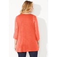 thumbnail image 2 of Catherines Women's Plus Size Shadow Stripe Cardigan, 2 of 6