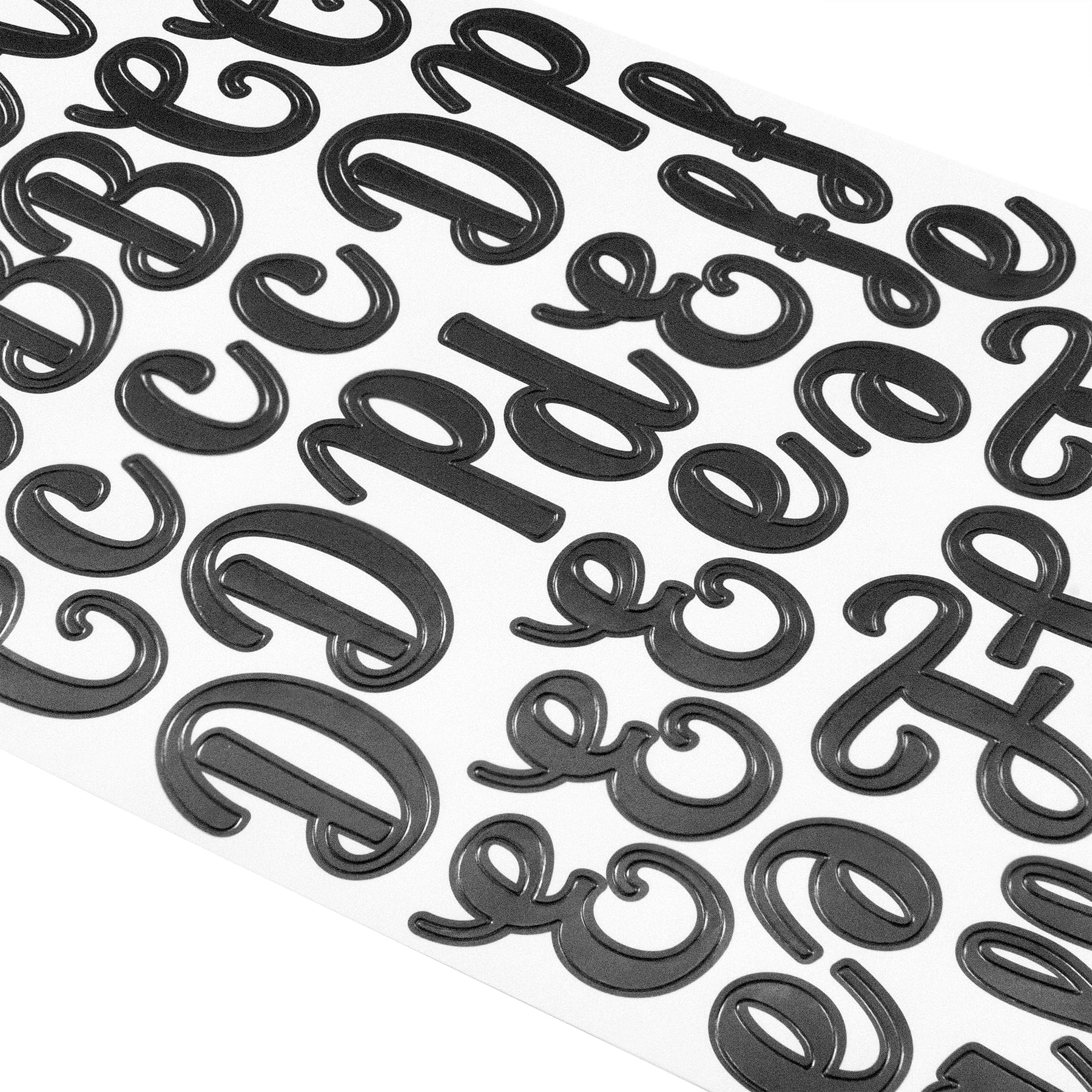 Recollections Black Script Alphabet Stickers, 12 Packs: 167 ct. (2,004 total)