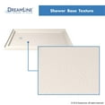 thumbnail image 5 of DreamLine SlimLine 36 in. D x 60 in. W x 2 3/4 in. H Left Drain Double Threshold Shower Base in Biscuit DLT-1036601-22, 5 of 5