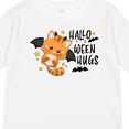 thumbnail image 4 of Inktastic Halloween Hugs with Cute Vampire Cat Bat Boys or Girls Long Sleeve Toddler T-Shirt, 4 of 5