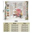 thumbnail image 3 of Wijzvio Gifts For My Bestie Throw Blanket Soft Fuzzy Fleece Blanket For Couch Bed Living Room Decoration 40"X30", 3 of 9