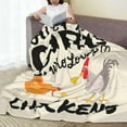 thumbnail image 3 of Cute Chicken Blanket Just A Girl Who Loves Chickens Blankets Super Soft Flannel Throw Blankets Bedding Decor Gifts for Kids Boys Girls Toddler Adults 50"x40", 3 of 6