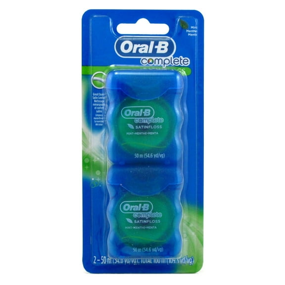 Oral-B 54 Yards Floss Satin Mint Twin Pack (6 Pack)