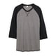thumbnail image 1 of Alternative Apparel - Camiseta estilo vintage para hombre (Carbón Vintage/Negro), 1 of 1