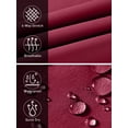 thumbnail image 3 of 5" Womens Athletic Running Shorts Lightweight Quick Dry Basic Shorts Workout Gym Shorts with Pockets Burgundy L, 3 of 6
