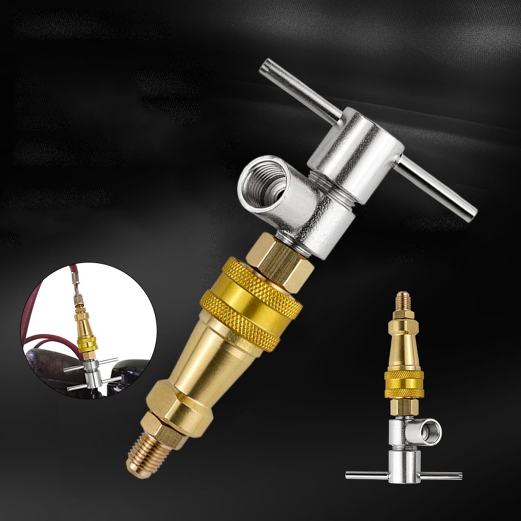 Whaledi Quick Coupling Fridge Refrigerants Refill Adapter Quick Connect Tool