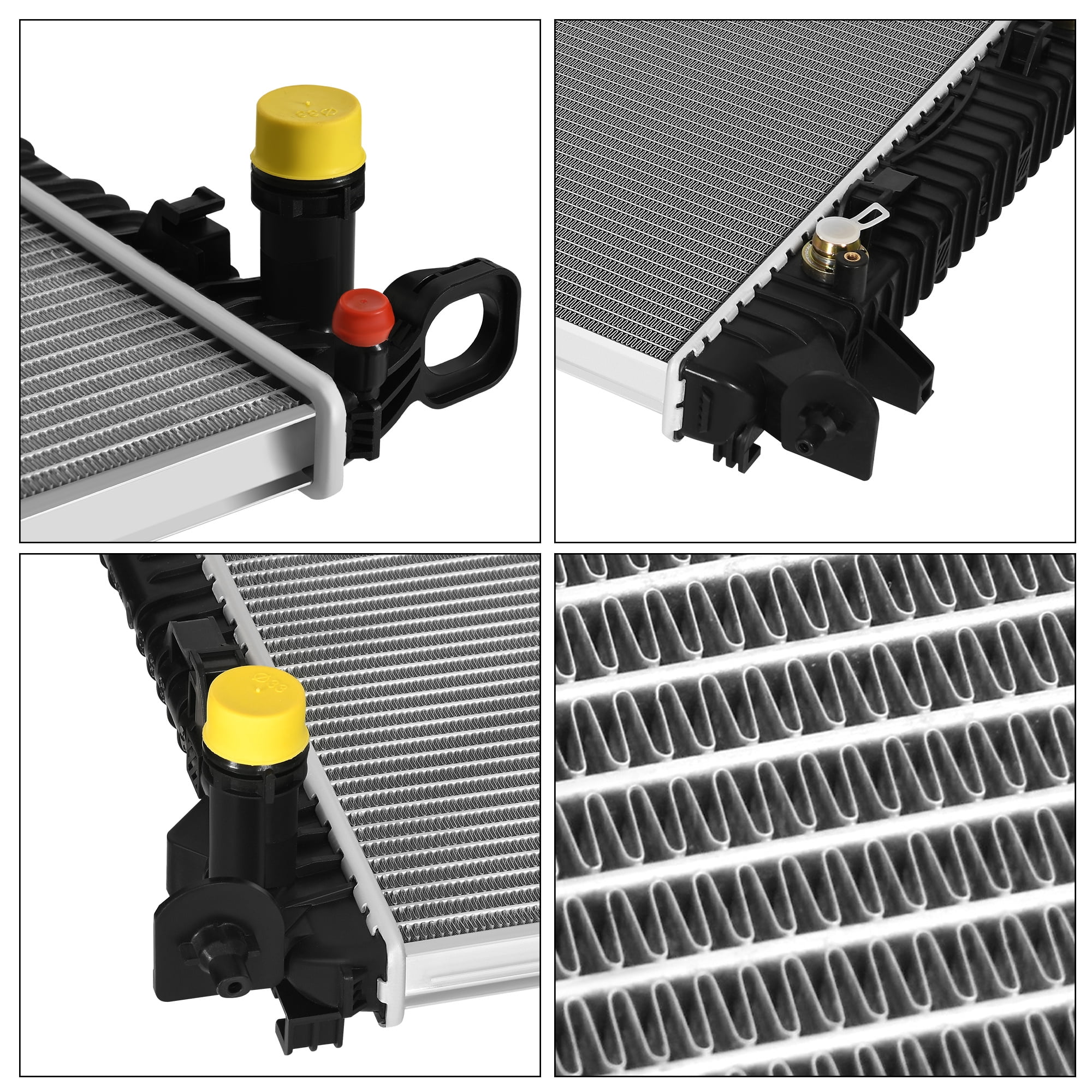 LEDKINGDOMUS Radiator for 2009-2016 Audi A4 Quattro 2010-2014 A5 2010-2017 A5 Quattro 2011-2017 Q5 2012-2015 A6 2013-2015 A6 Quattro 2013-2016 A4 allroad 2015-2018 Q3 Quattro Aluminum Core(No Cap)