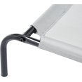 thumbnail image 4 of Cama elevada transpirable para perros con marco de metal para perros grandes, 130 x 79 x 20 cm, gris, 4 of 7