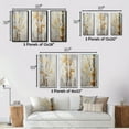 thumbnail image 4 of Designart "Tree Of Grey & Yellow III" Floral & Botanical Framed Wall Art Set Of 3 - Yellow Tree Monochrome Frame Gallery Wall Set For Home Decor, 4 of 7