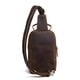 thumbnail image 4 of Bolso de cuero para el pecho Bolso de mensajero para hombre Capa superior Bolso vintage de cuero Crazy Horse para hombre Bolso de marea, 4 of 5