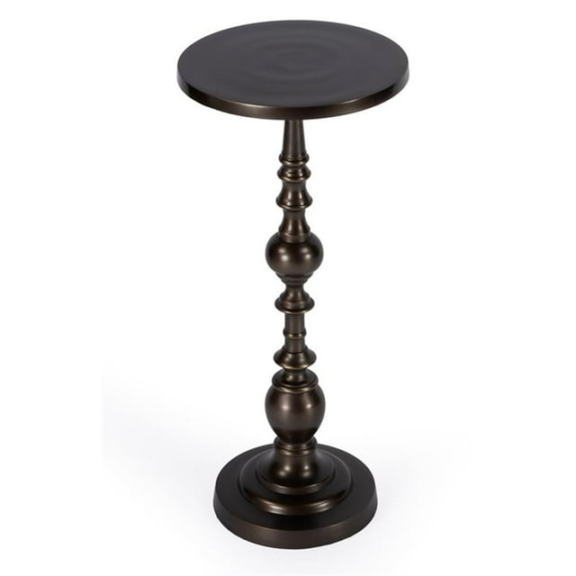 Butler Specialty Table d'Appoint Ronde en Bronze et Aluminium Darien