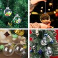 thumbnail image 7 of Pack of 24 Plastic Fillable Ball,QZS Portable Transparent DIY Craft Ball,3.15 inch DIY Christmas Ornaments for Tree,Wedding,Party,Home Decor, 7 of 7