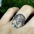 thumbnail image 5 of Sterling Silver Tree of Life Ring: Celtic Norse Viking Jewelry, 5 of 7
