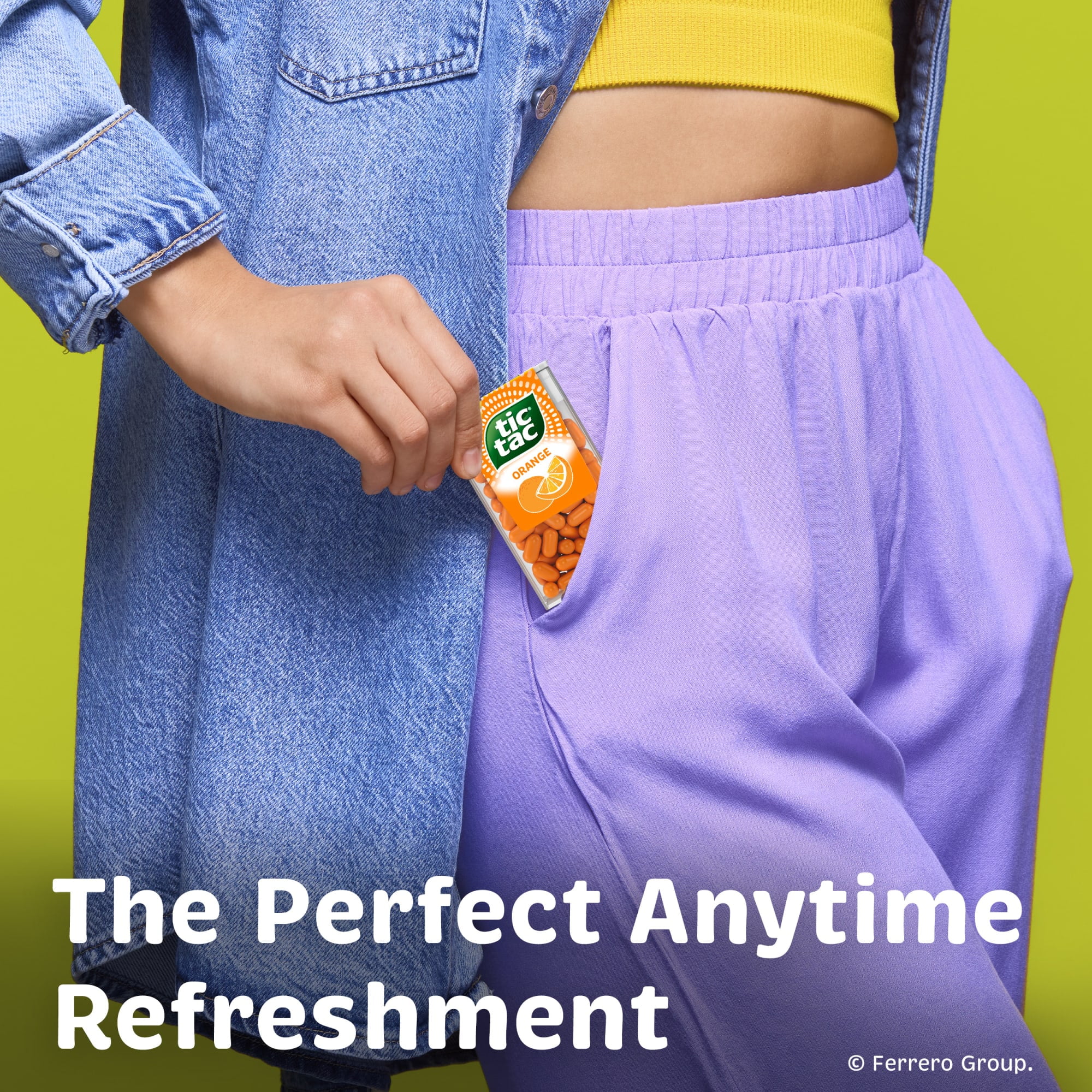 Tic Tac Orange, On-the-Go Pocket-Sized Mints, 4 Count Multipack, 1 oz Each