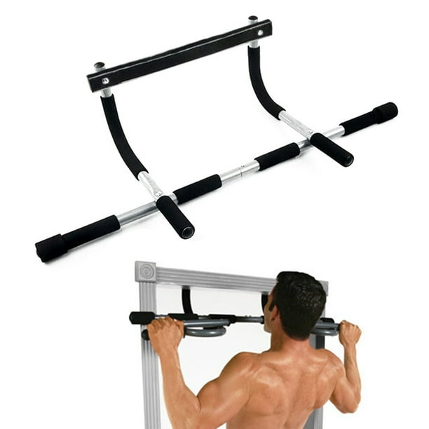 220LB Doorway Pull Up Bar Strength Training Fitness Sit Ups and