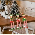 thumbnail image 6 of Christmas Elves Figurines Table Top Decor Set, 6 of 7