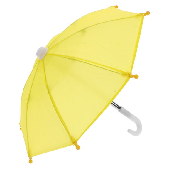 Umbrella Mini Furniture Mini Models Mini House Accessories Toy Dollhouse Yellow