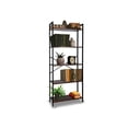 thumbnail image 1 of Librero Organizador Casa Litus 5 Repisas de Madera y Acero Inoxidable Minimalista, 1 of 9