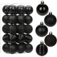 thumbnail image 1 of Briful 30 piezas de bolas negras para árbol de Navidad de 5 cm, 1 of 6