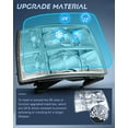 thumbnail image 3 of Nilight Headlight Assembly Compatible with 2007 2008 2009 2010 2011 2012 2013 Silverado 1500 2014 2500HD 3500HD Replacement Chrome Housing Clear Reflector, 3 of 8