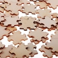 thumbnail image 4 of El Recorte De Madera De 100pcs Pega Adornos Del Rompecabezas Para Las Artes Sunnimix Formas de madera, 4 of 7
