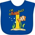 thumbnail image 3 of Inktastic I'm O-fish-ally One Cute Clownfish First Birthday Boys or Girls Baby Bib, 3 of 4