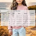thumbnail image 2 of WDWYY Girls Waffle Knit Mock Neck Sweatshirt Fall Winter Pullover Loose Fit Raglan Long Sleeve Casual Top Pink 11-12Y, 2 of 5