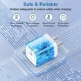 thumbnail image 5 of Compatible for iPhone USB C Charger Block, PD 20W Type C Block Charger Plug with 6FT Charging Cable, USB C Brick Cube Wall Charger Adapter Fast Charger Station Compatible for iPhone, Blue, 5 of 6