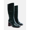 thumbnail image 2 of Free Assembly Women's Faux Leather Square Toe Tall Boots, 2 of 7