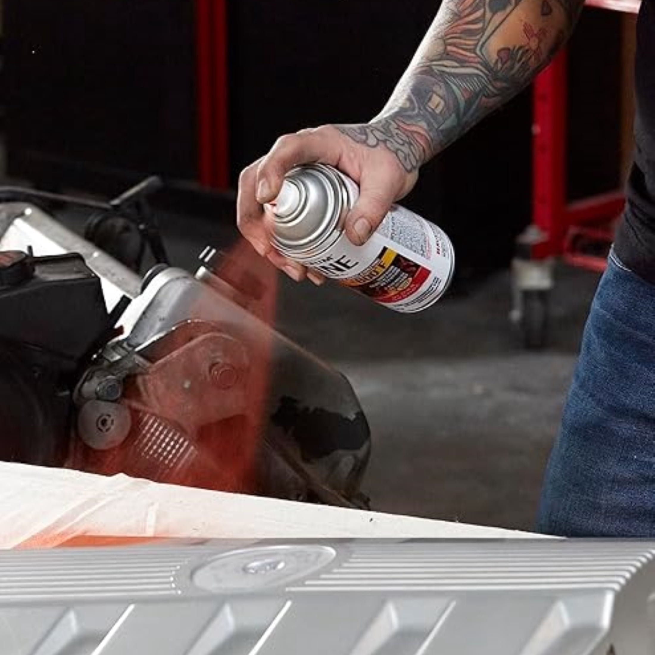 Rust-Oleum Automotive 600°F Engine Enamel Satin Black Spray Paint-363568, 11 oz, 6 Pack